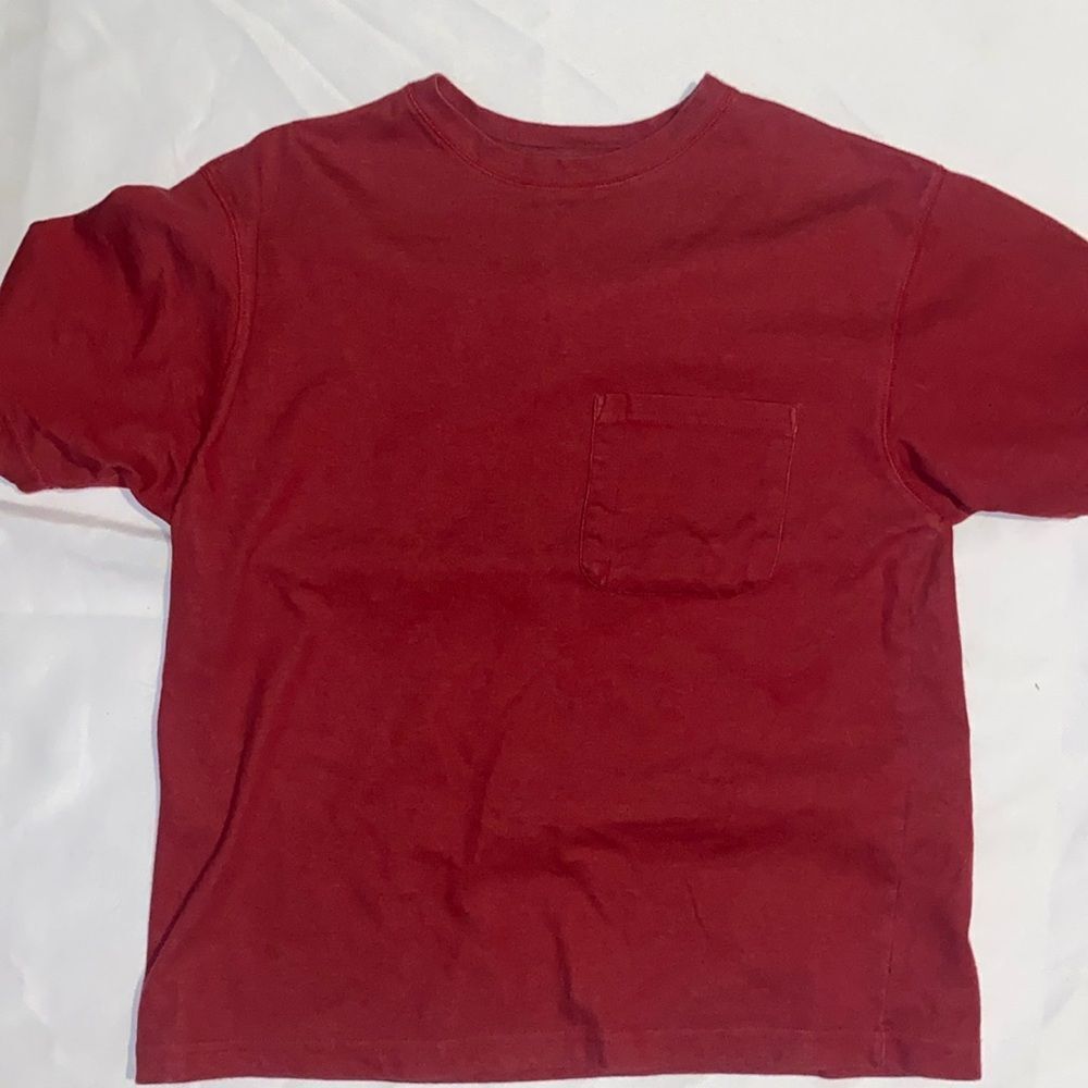 Classic Red Short Sleeve Men's Tee